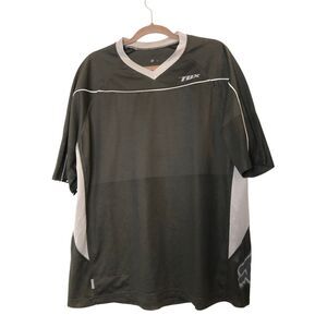 Fox Racing men's Attach Jersey Carbon Gray Black Motocross Jersey size XL? off-r